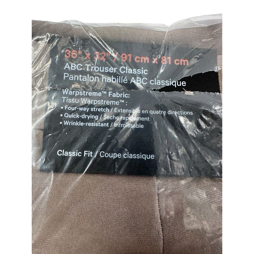 NWT $128 Lululemon ABC Classic-Fit 5Pkt Pants Trouser Warpstreme In Nomad 34x32 - Picture 6 of 9